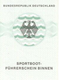 amtliches Bootsfuehrerschein Dokument SBF Binnen