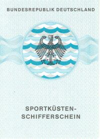 amtliches Bootsfuehrerschein Dokument SKS